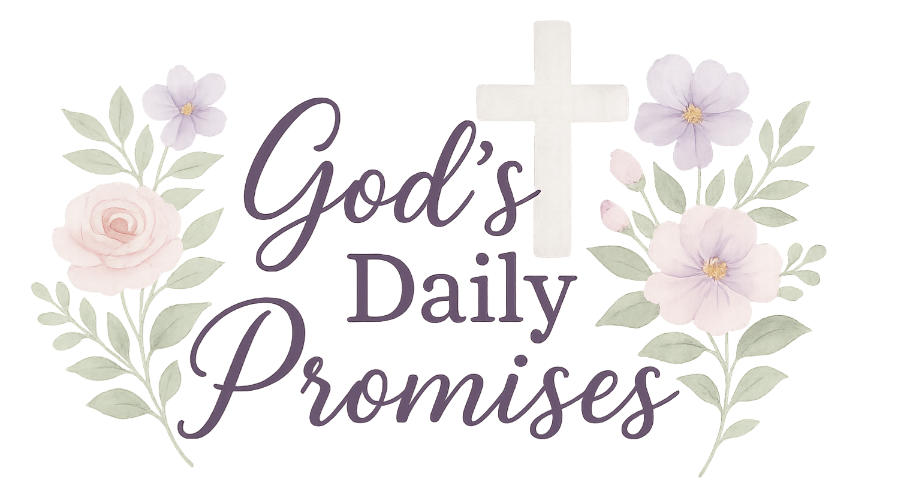 God’s Daily Promises Floral Title Image