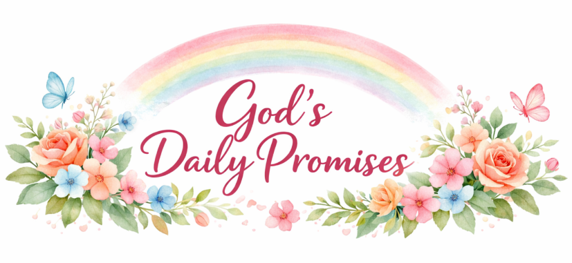 God’s Daily Promises Floral Title Image
